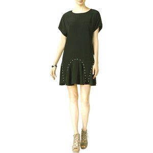 Bar III - Women's Studded Mini Flounce Dress - NWT